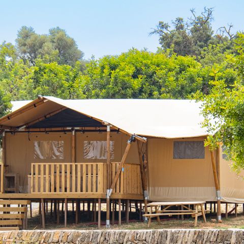 Safarizelt 5 Personen - SAFARI LODGE - 40m²- 2 Zimmer