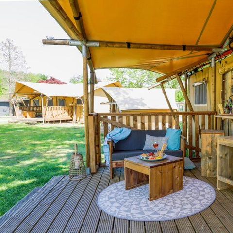 Safarizelt 5 Personen - SAFARI LODGE - 40m²- 2 Zimmer
