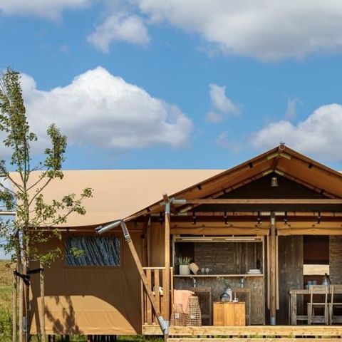 Safarizelt 5 Personen - SAFARI LODGE - 40m²- 2 Zimmer