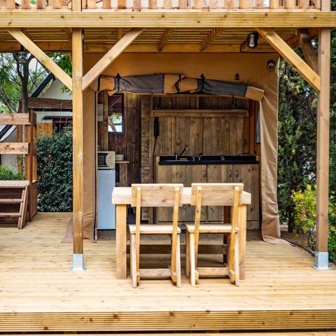 LODGE 2 Personen - LUNA LODGE - 15m²- 1 Schlafzimmer