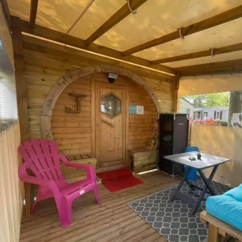 Zelt 2 Personen - Fass 2 Kleeblätter 1 Zimmer - Ohne Sanitäranlagen