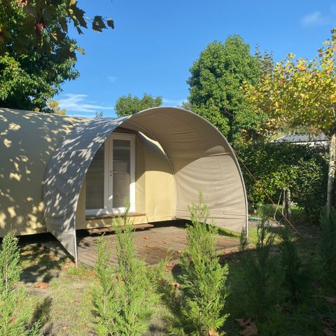 Zelt 4 Personen - Zelt 2 Kleeblätter 2 Zimmer - Private Sanitäranlagen in der Nähe