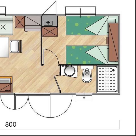 Mobilheim 4 Personen - Mobilheim 4 personen