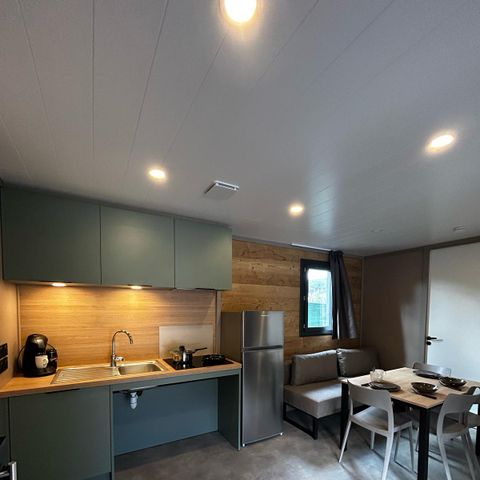 Chalet 4 Personen - Chalet PMR Premium 35m² - 2 Zimmer (KLIMA + TV + Plancha) ***NEU 2025!!!