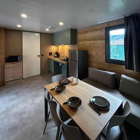 Chalet 4 Personen - Chalet PMR Premium 35m² - 2 Zimmer (KLIMA + TV + Plancha) ***NEU 2025!!!