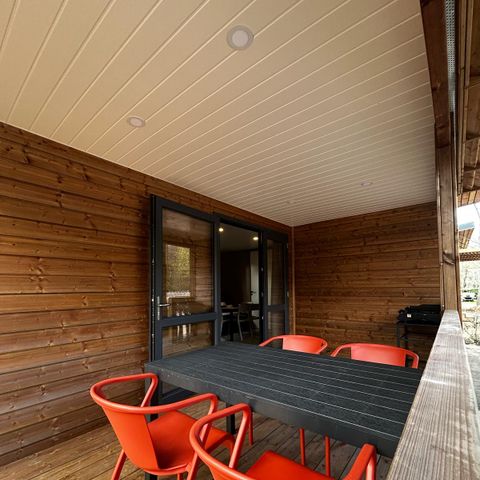 Chalet 4 Personen - Chalet PMR Premium 35m² - 2 Zimmer (KLIMA + TV + Plancha) ***NEU 2025!!!