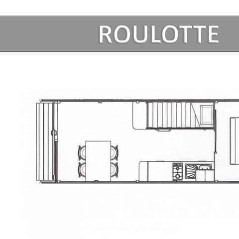 Unterkunft 4 personen - ROULOTTE. ECO