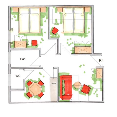 FERIENHAUS 4 Personen - R4