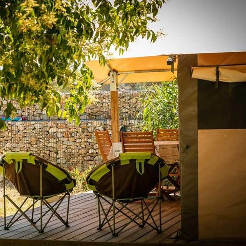 Lodge 4 personen - LODGE ZELT - 2 Schlafplätze