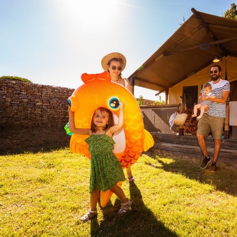 Lodge 4 personen - LODGE ZELT - 2 Schlafplätze