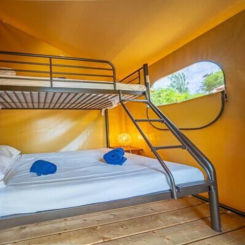 Zelt 5 personen - Super Lodge Zelt | 2 Schlafz. | 4/5 Pers. | Ohne Bad