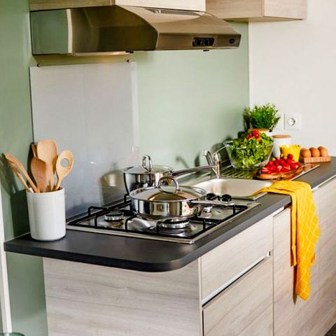 Mobilheim 4 Personen - MH2 + Klimaanlage 30 m²