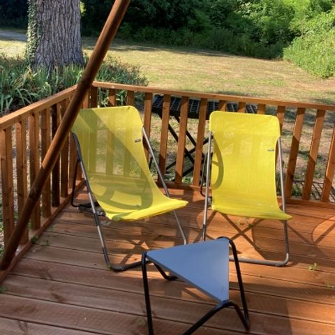 Chalet 4 Personen - Die Hütte mit Sanitäranlagen. Ankunft 16 Uhr Abfahrt 10 Uhr. Max