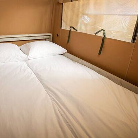 Zelt 5 Personen - Super-Lodge-Zelt | 2 Schlafzimmer | 4/5 Personen | Einfache Terrasse | Ohne Bad