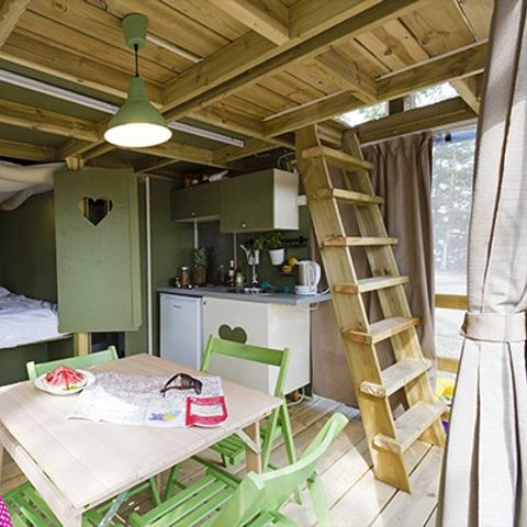 Mobilheim 4 Personen - Airlodge-Zelt | 2 Schlafz. | 4 Pers. | 1 Bad