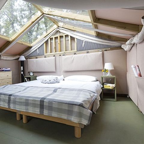 Mobilheim 4 Personen - Airlodge-Zelt | 2 Schlafz. | 4 Pers. | 1 Bad