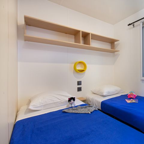 Mobilheim 5 Personen - Komfort + Raimu