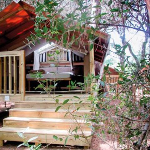 Safarizelt 2 Personen - Mini Lodge - ohne Sanitäranlagen