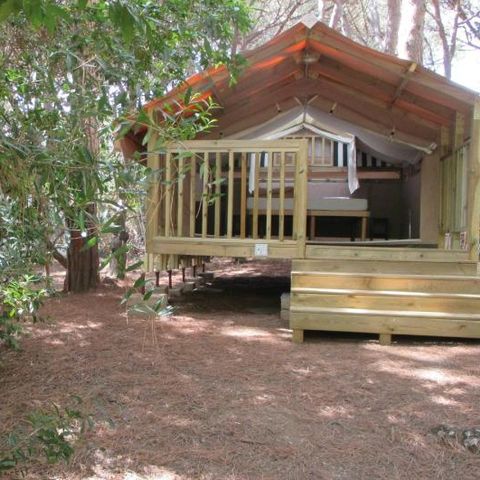 Safarizelt 2 Personen - Mini Lodge - ohne Sanitäranlagen