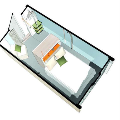 Zelt 2 Personen - COCOSWEET (COCO1) ohne Wasser, ohne Naniten