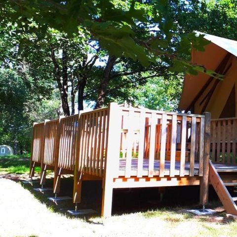 Zelt 5 Personen - Lodge-Zelt - 40m² - 2 Zimmer