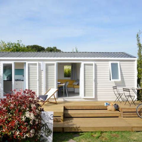 Mobilheim 4 Personen - Neuheit 2021 Cottage 28m² 4Pers 2Ch Doppelzimmer