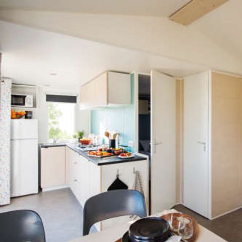 Mobilheim 4 Personen - Neuheit 2021 Cottage 28m² 4Pers 2Ch Doppelzimmer