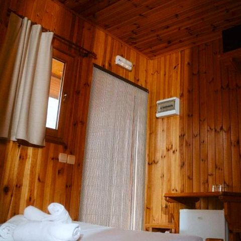 Bungalow 2 Personen - Bungalow keine Küche Doppelbett