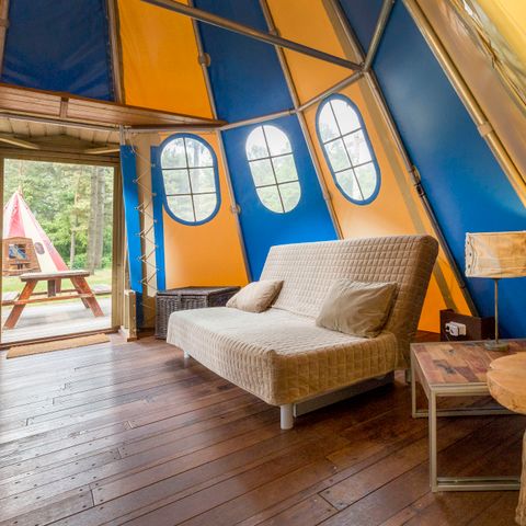 AUßERGEWÖHNLICHE UNTERKUNFT 6 Personen - Tipi-Zelt