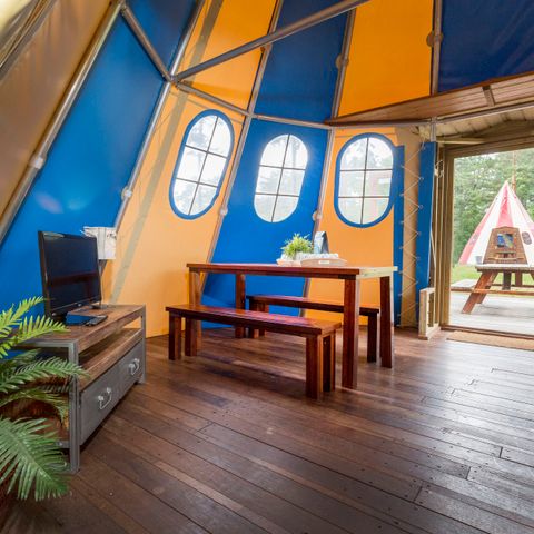 AUßERGEWÖHNLICHE UNTERKUNFT 6 Personen - Tipi-Zelt
