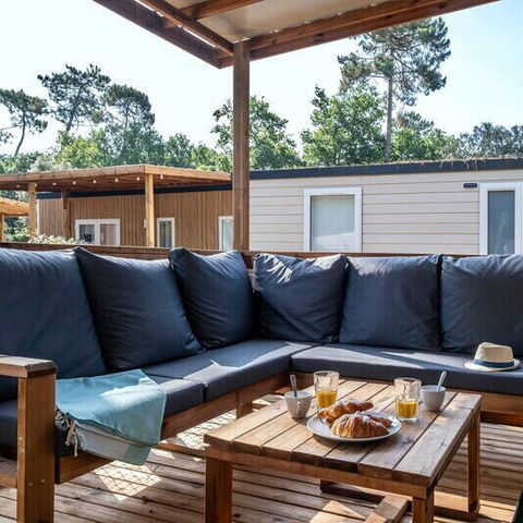 Mobilheim 6 Personen - Mobilheim | Comfort | 3 Zi. | 6 Pers. | Terrasse Lounge | Clim.