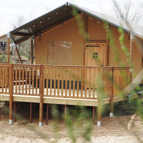 SafariZelt 6 Personen - Luxus am Wasser