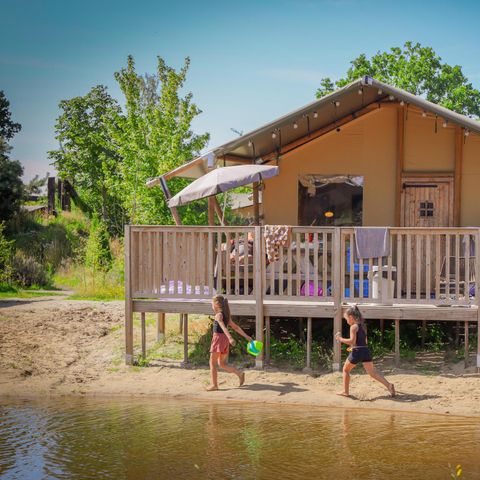 SafariZelt 6 Personen - Luxus am Wasser