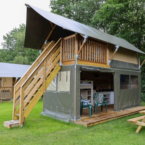 LANDHAUS 4 Personen - Cottage Safari XS mit privaten sanitären Anlagen