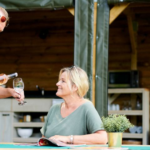 Safarizelt 4 Personen - Safari Cottage XS mit eigenem Bad