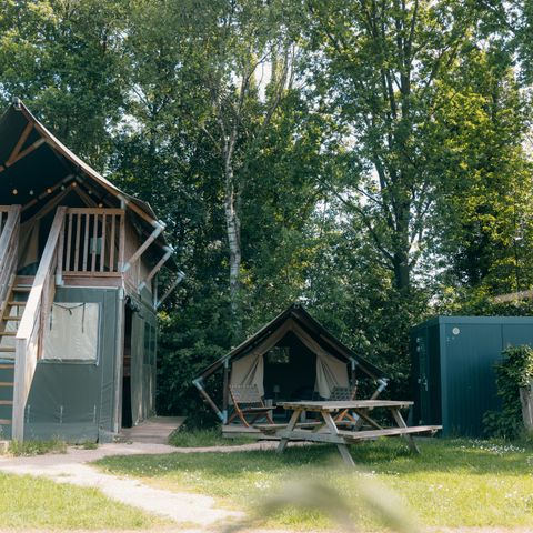 Safarizelt 4 personen - Safari Cottage XS mit eigenem Bad
