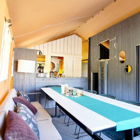 Safarizelt 8 personen - Safari-Häuschen XL