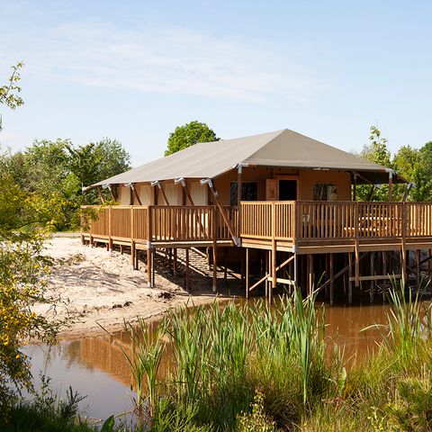 Safarizelt 8 Personen - Safari-Häuschen XL