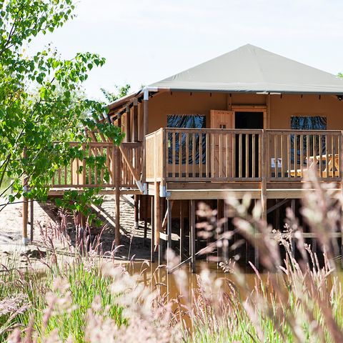 Safarizelt 8 personen - Safari-Häuschen XL