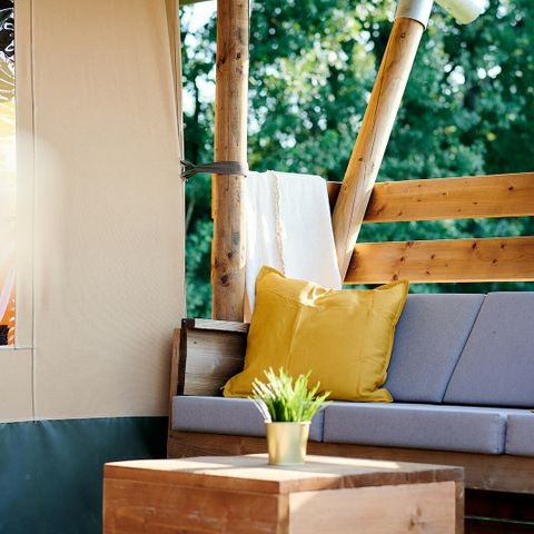 Safarizelt 6 Personen - Safari-Häuschen XL