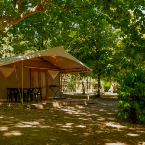 Safarizelt 7 personen - Leinwandbungalow 7p