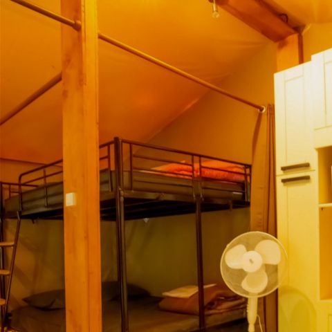 Safarizelt 7 personen - Leinwandbungalow 7p