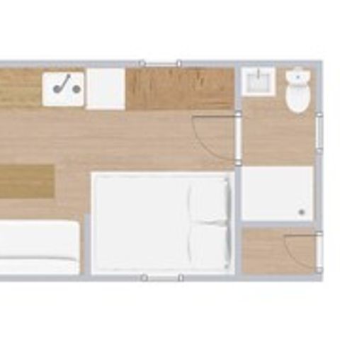 Bungalow 4 Personen - Pod Junior