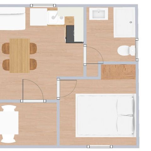 Bungalow 4 Personen - C. Junior Oasis