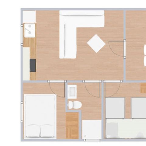 Chalet 5 Personen - C. Komfort Oase