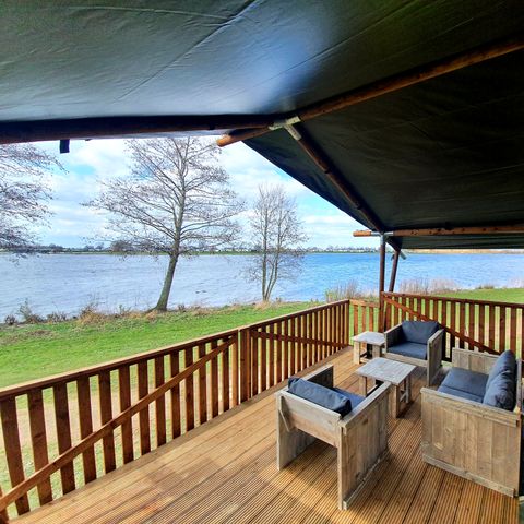 SafariZelt 6 Personen - einschließlich sanitärer Einrichtungen