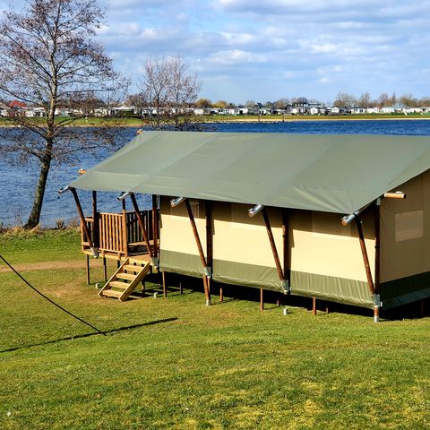 Safarizelt 6 Personen - einschließlich sanitärer Einrichtungen