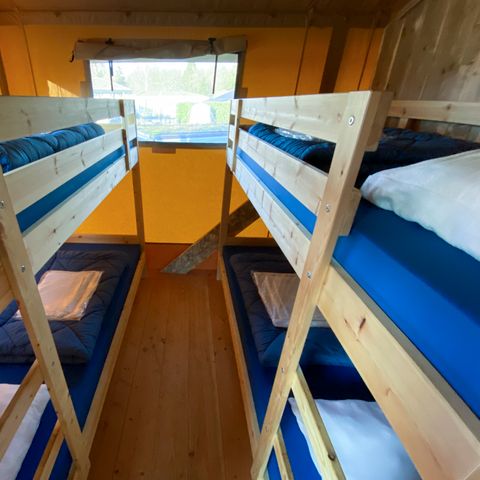 SafariZelt 6 Personen - einschließlich sanitärer Einrichtungen