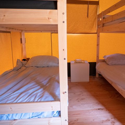 Safarizelt 6 personen - inkl. privater Sanitäreinheit