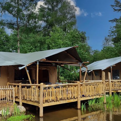 Safarizelt 4 Personen - Luxus inkl. Sanitäranlagen